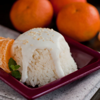 Orange Coconut Sticky Rice