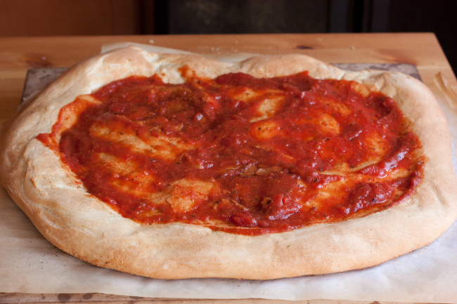 Eggplant and Olive Tapenade Pizza