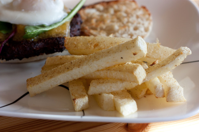 Jicama Fries with Balsamic Ketchup