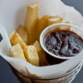 Jicama Fries with Balsamic Ketchup