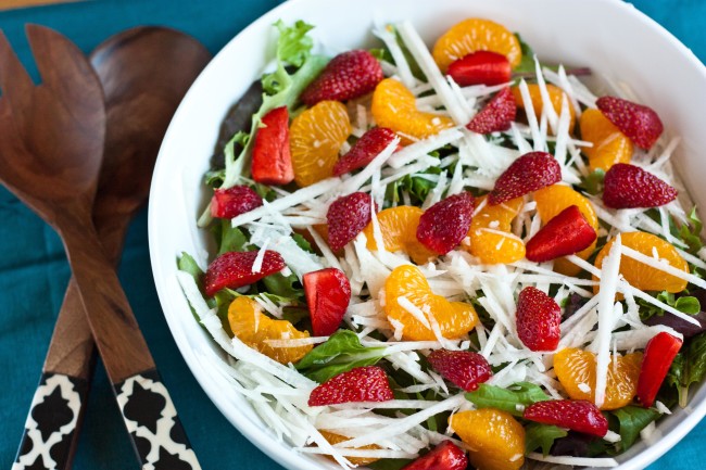 Jicama Strawberry Summer Salad