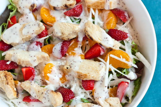 Jicama Strawberry Summer Salad