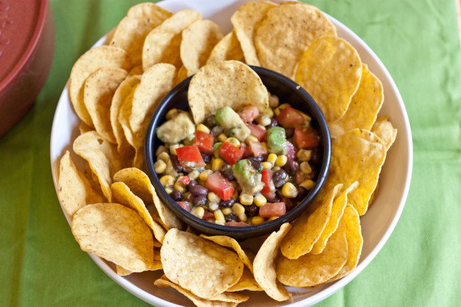 Black Bean Corn and Avocado Salsa