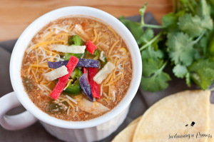 Slow Cooker Chicken Tortilla Soup