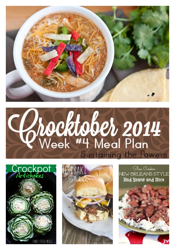 slow cooker Chicken tortilla soup and crocktober