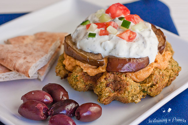 Falafel Waffles