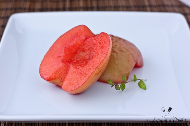 Red Hot Candy Cinnamon Apples - A quick baked apple side dish that can be served hot or cold.