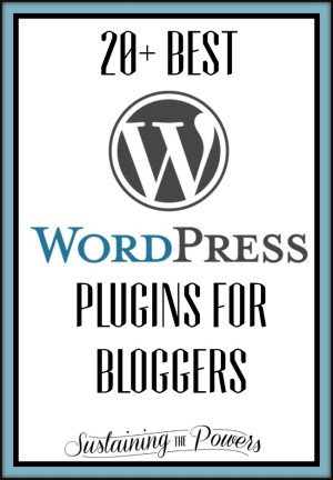 20+ Wordpress Plugins that will help you speed up your blog, streamline your comments, and save you tons of time. I found them and tested them so you don't have to!