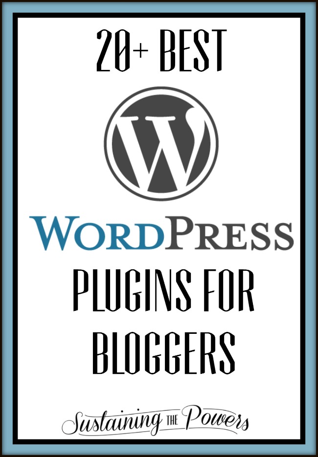 20+ WordPress Plugins that will help you speed up your blog, streamline your comments, and save you tons of time. I found them and tested them so you don't have to!