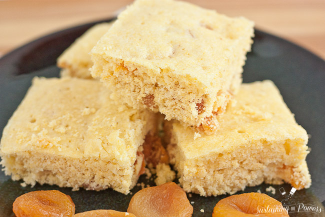 Microwave Mascarpone Apricot Cornbread - apricot and cornbread were just made for each other and you only need 10 minutes. 