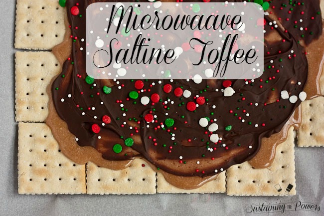 Saltine Toffee aka "Christmas Crack" just got easier with this 10 minute microwave recipe.
