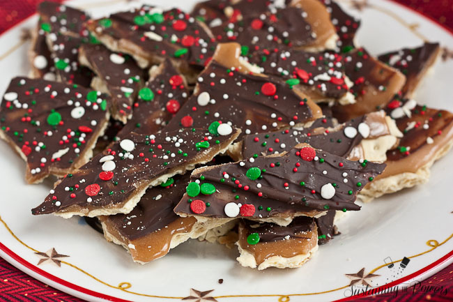 Saltine Toffee aka "Christmas Crack" just got easier with this 10 minute microwave recipe.