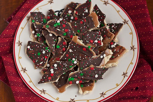 Saltine Toffee aka "Christmas Crack" just got easier with this 10 minute microwave recipe.