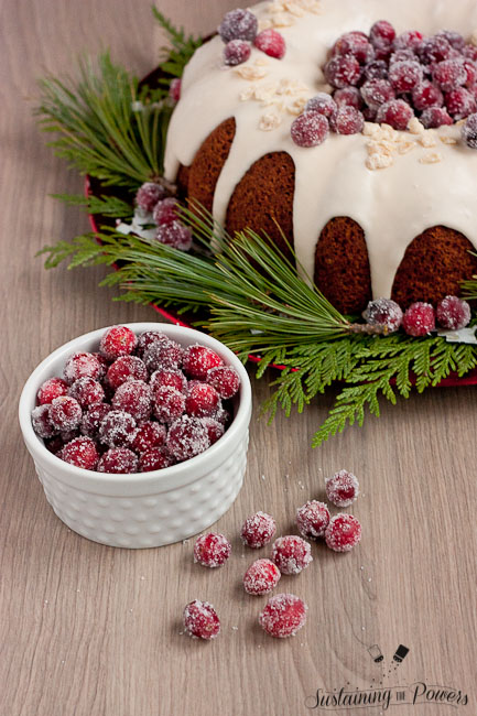 Sugared Cranberries - they're easier to make than you think and they're the perfect accent for all your holiday baking and cocktails.