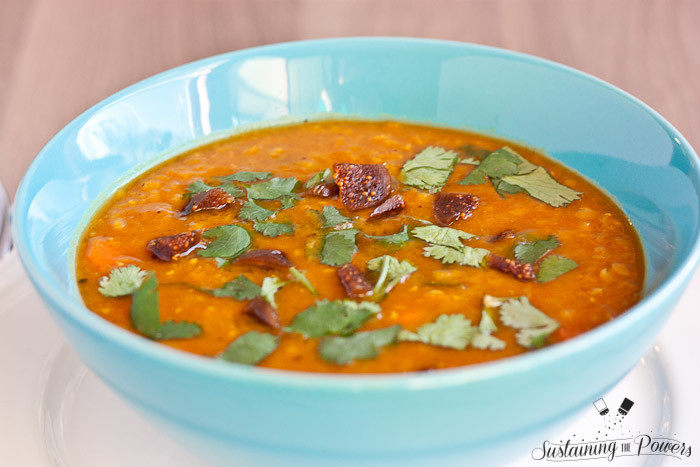 An interview with the founder of PeaceMeals and a recipe for Ayurvedic Red Lentil Soup