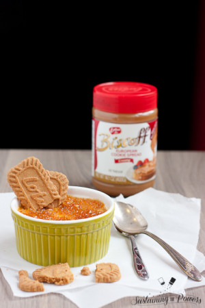 No kitchen torch? No problem! I've got the secret for perfect bruleed sugar in your broiler with this easy cookie butter creme brulee!