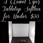 Build A DIY (Lowell Ego) Tabletop Softbox for Under $30! Great, thorough tutorial with lots of step by step images.