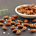 Rosemary Sea Salt Roasted Almonds are the perfect snack for my afternoon pick me up!