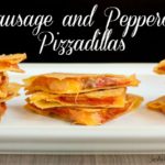 I can't wait to make these for my Super Bowl Party! Sausage and Pepperoni Pizzadillas