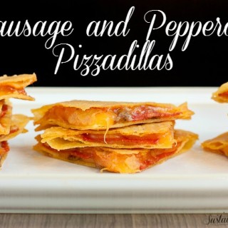 Sausage and Pepperoni Pizzadillas and a Round-up of Football Party Appetizers!