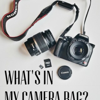 Whats in My Camera Bag- Sustaining the Powers