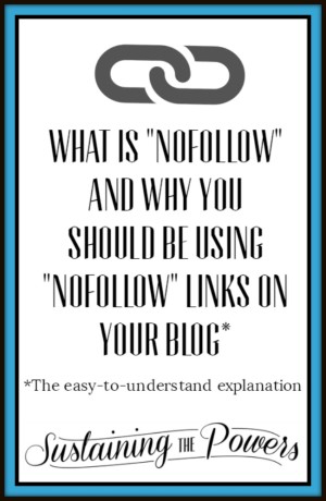 Everything a blogger needs to know about using nofollow links with an easy to understand explanation.