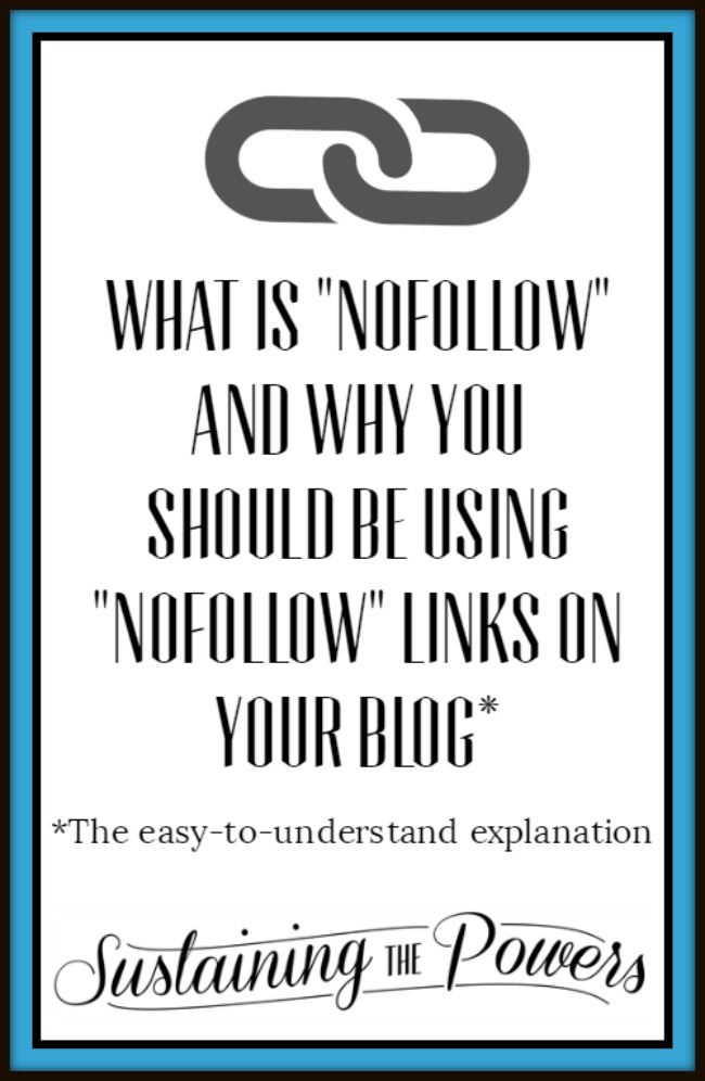 Why you should be using nofollow - Sustaining the Powers