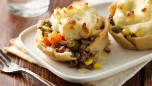 mini shepherds pies - tablespoon