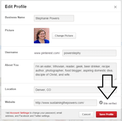 How (and Why) to Verify Your Blog for Pinterest (The Easy Way)