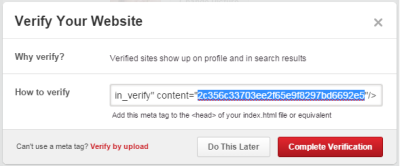 How (and Why) to Verify Your Blog for Pinterest (The Easy Way)