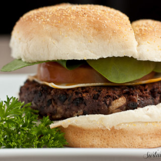 These have the perfect burger texture! Scratch-made Black Bean Burgers