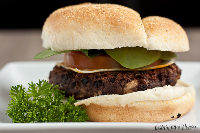 These have the perfect burger texture! Scratch-made Black Bean Burgers