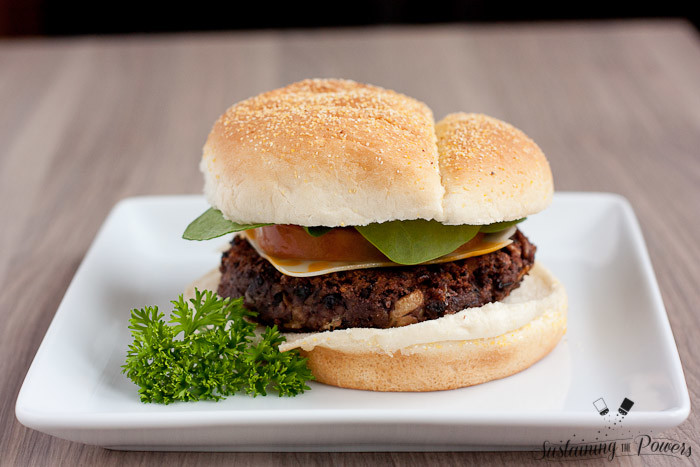 These have the perfect burger texture! Scratch-made Black Bean Burgers