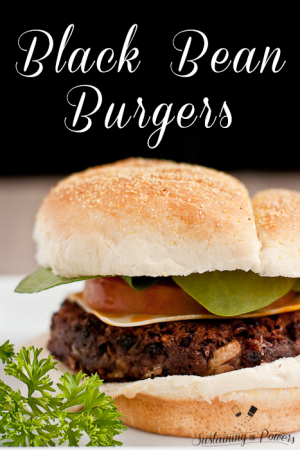 These have the perfect burger texture! Scratch-made Black Bean Burgers