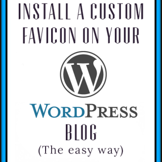 Create and Install a Favicon for Your Wordpress Blog the Easy Way