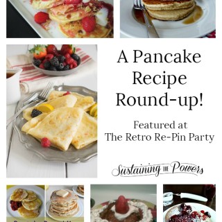 a collage of pancake recipes