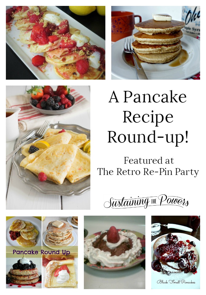 a collage of pancake recipes