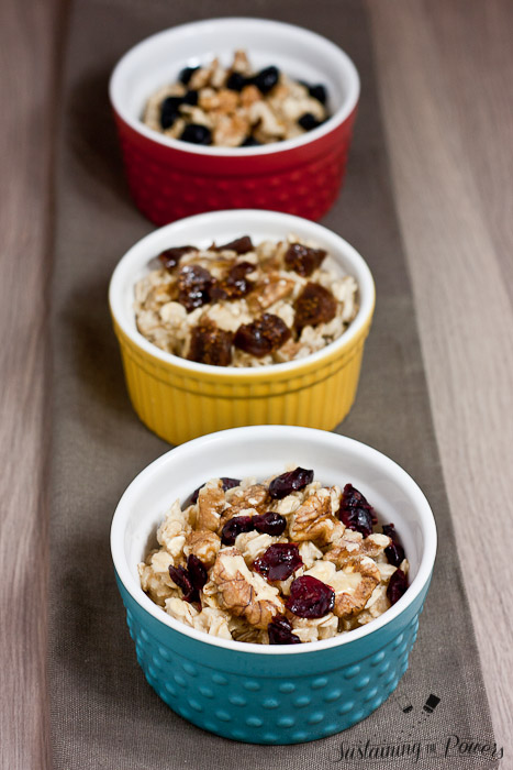Oatmeal with Fruit & Nuts