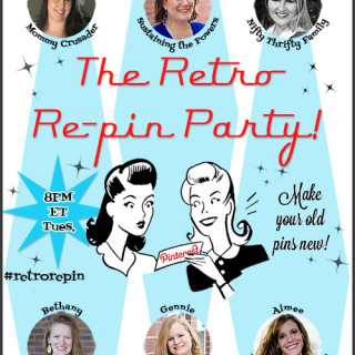 The Retro Re-pin Party Week 37 featuring Icing Carrots and a Picture Shelf Hack