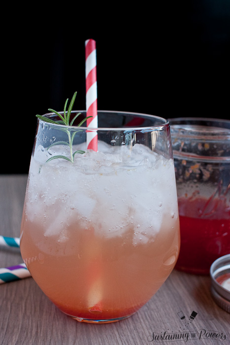 Rosemary Blood Orange Syrup - make your own soda, or pour it over pancakes