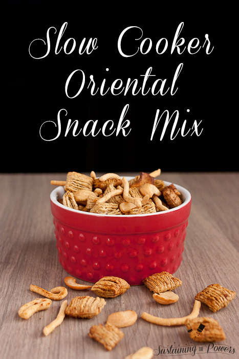 This salty and slightly sweet snack mix is made by mixing soy sauce, garlic, chow mein noodles, cashews and cereal together in your slow cooker for a few hours. Nobody will believe something like this came from your slow cooker!