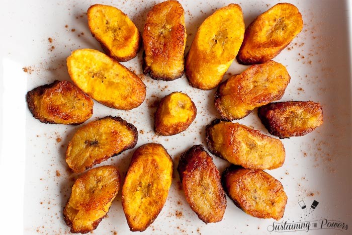 Coconut Oil Fried Plantains - Maduros - Sustaining the Powers-4