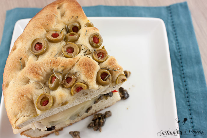 Turkey muffulettas should be the national sandwich. I can't get enough! This simplified recipe for a turkey muffuletta combines olive focaccia, turkey, provolone, and olive salad in a toasted sandwich. 