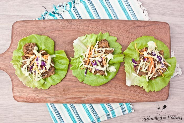 These lentil quinoa lettuce cups are a great summer slow cooker recipe. Gluten-free, vegan, and packed full of veggies and protein. 