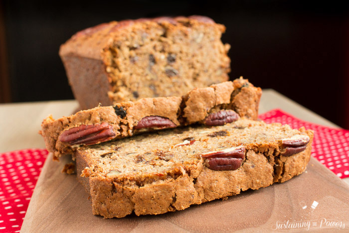 I was so surprised by the ingredients in this bread! It's like a full breakfast plate in one loaf! Yum!