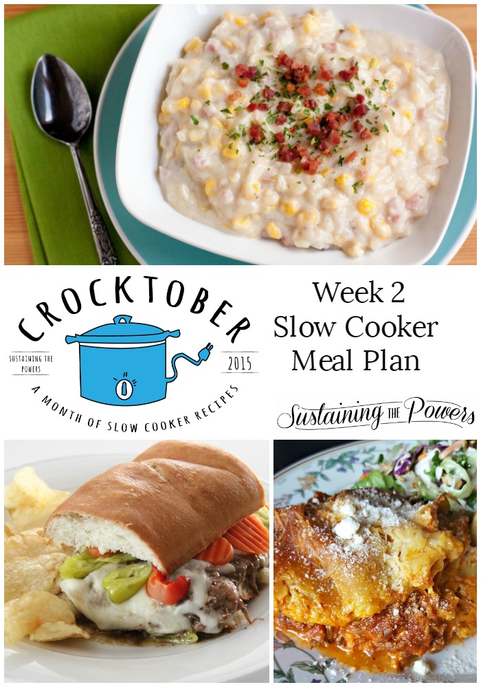 Crocktober - Use your slow cooker daily for the whole month of October! 