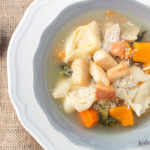 Slow Cooker Chicken and Vegetable Tortellini Soup-Sustaining the Powers-1