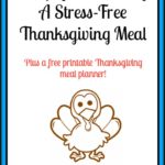 I'm loving these tips and this printable to make Thanksgiving easier!