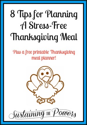 8 Tips for Planning A Stress-Free Thanksgiving Meal, A Thanksgiving ...
