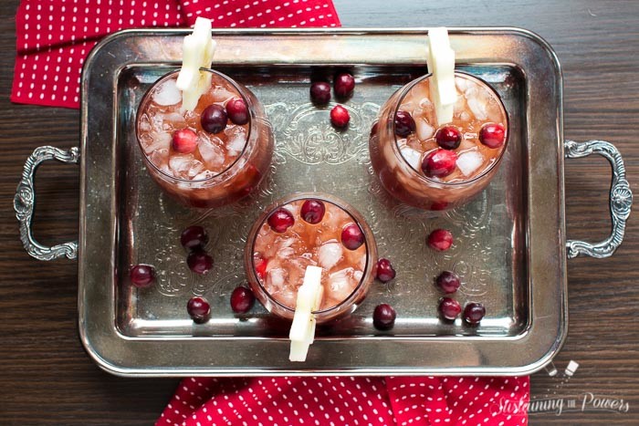 Cranberry Apple Sweet Tea is perfect to have on hand for your holiday entertaining!